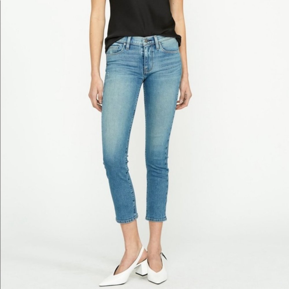 Hudson Tally Mid-Rise Skinny Crop Denim Jeans 30